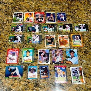 ORIOLES baseball cards lot